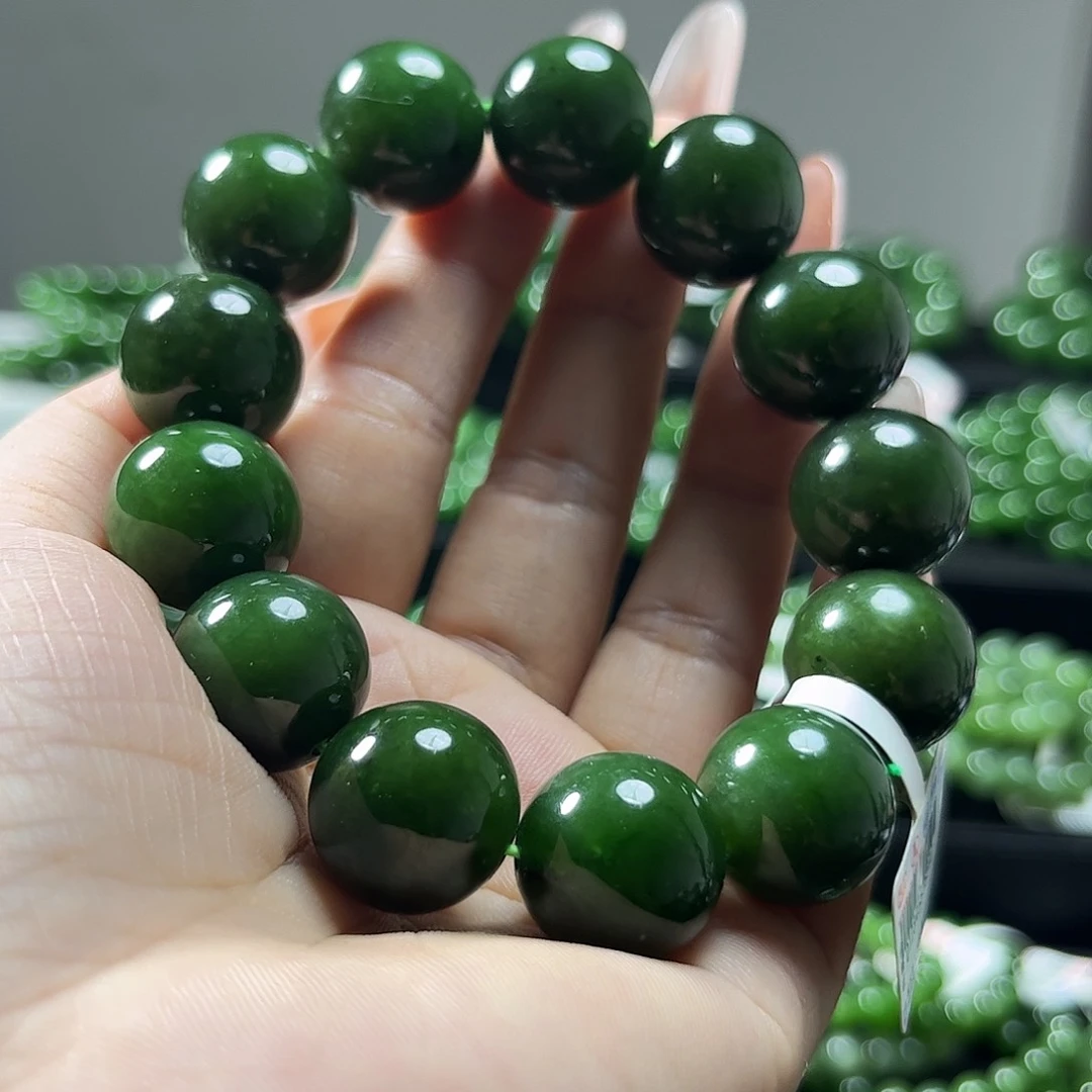 手链未镶嵌和田玉（碧玉）16