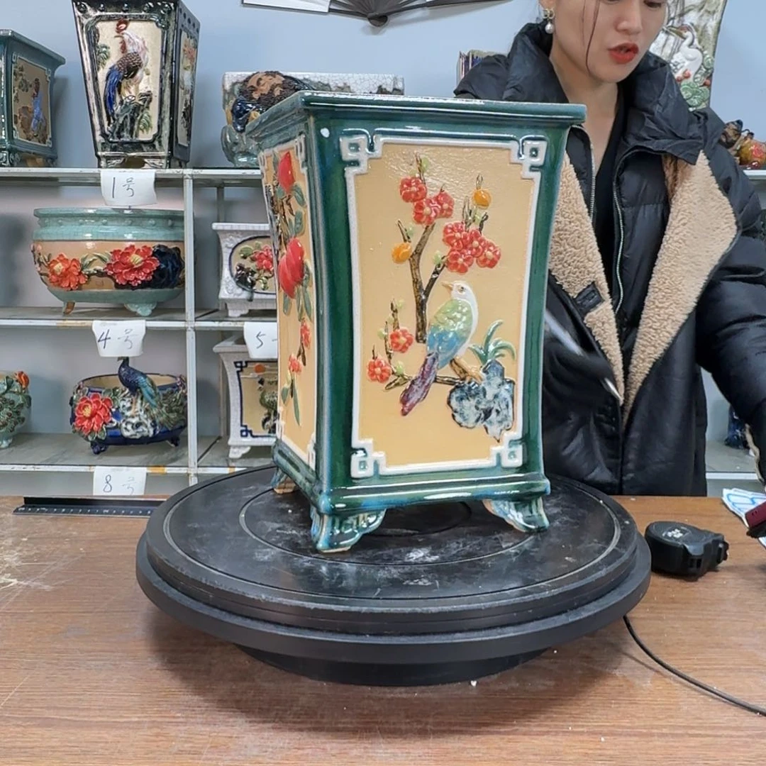 红陶晓**月石湾盆238