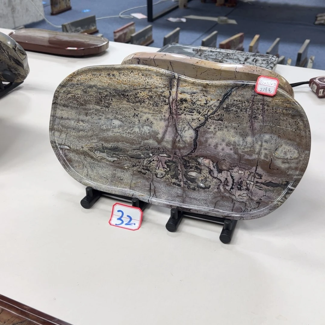 广西石天然国画石干泡台