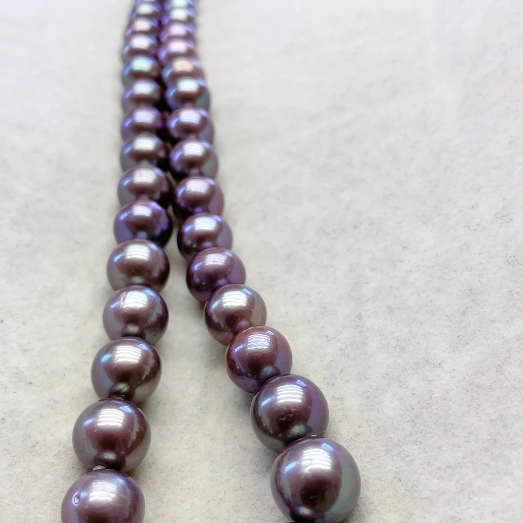 淡水珍珠颈饰银S925镶嵌