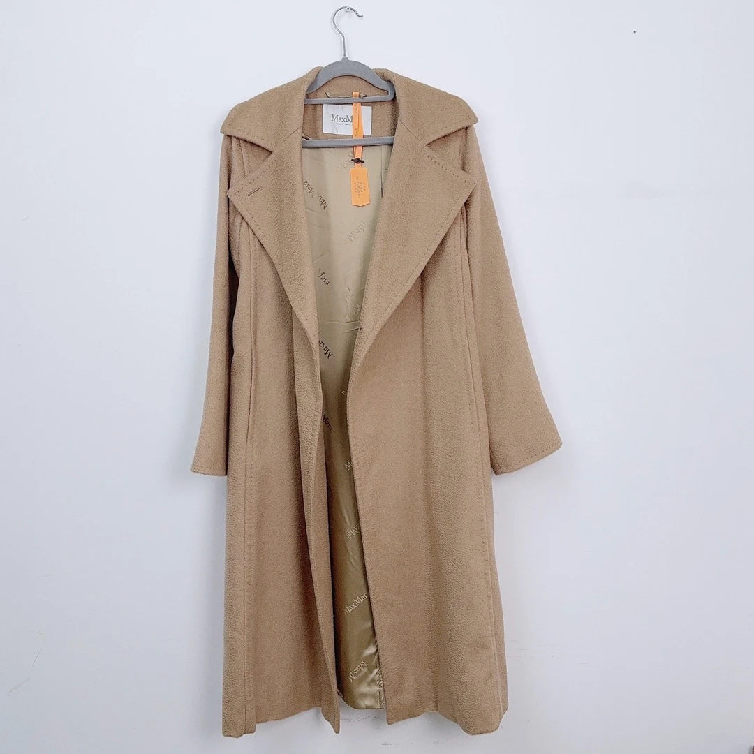 99新 MaxMara 36码/Maxmara/maxmara 骆驼毛大衣/98新/jm07125