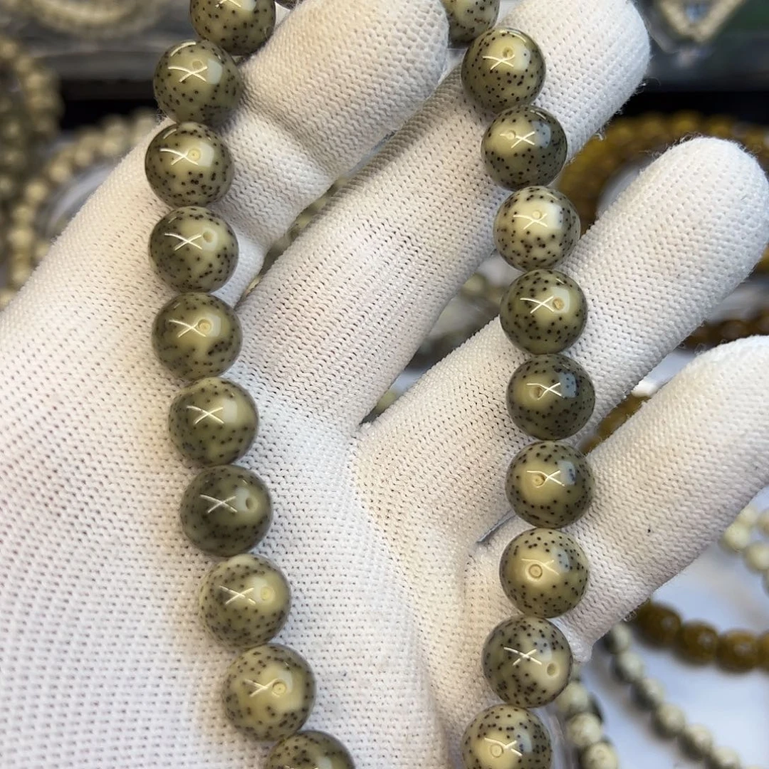 星月菩提手串糯冰青花瓷手持11✖️11