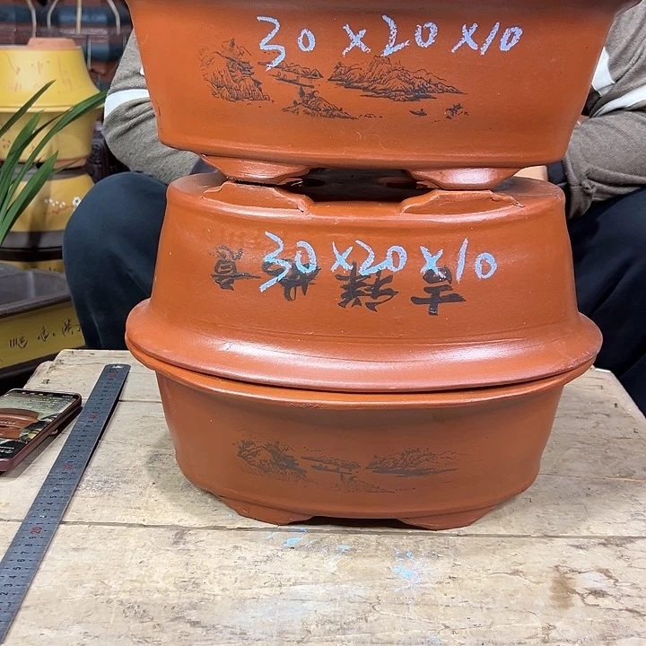 紫砂花盆紫砂花盆