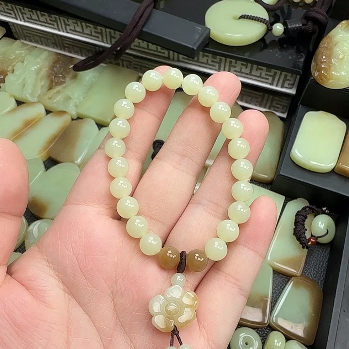 和田玉未镶嵌套链