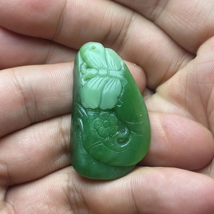 和田玉（碧玉）未镶嵌挂件