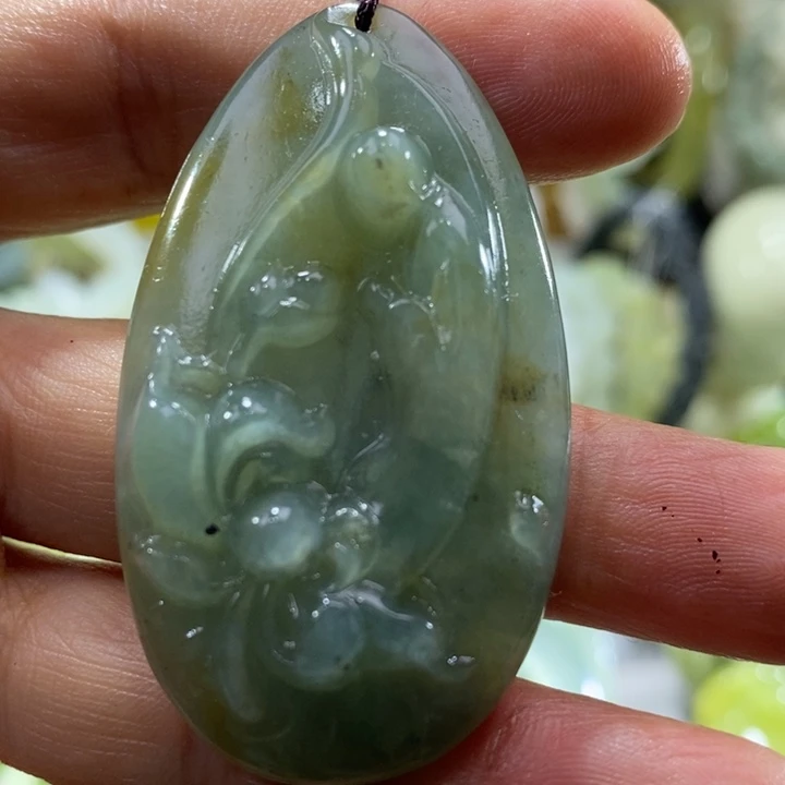 岫玉未镶嵌岫玉吊坠