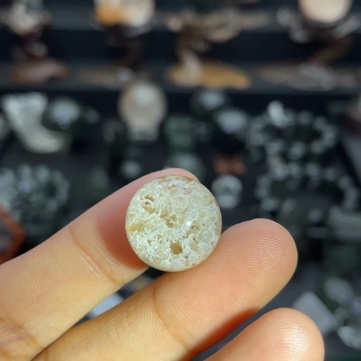 未镶嵌手链水晶白幽灵单珠定制