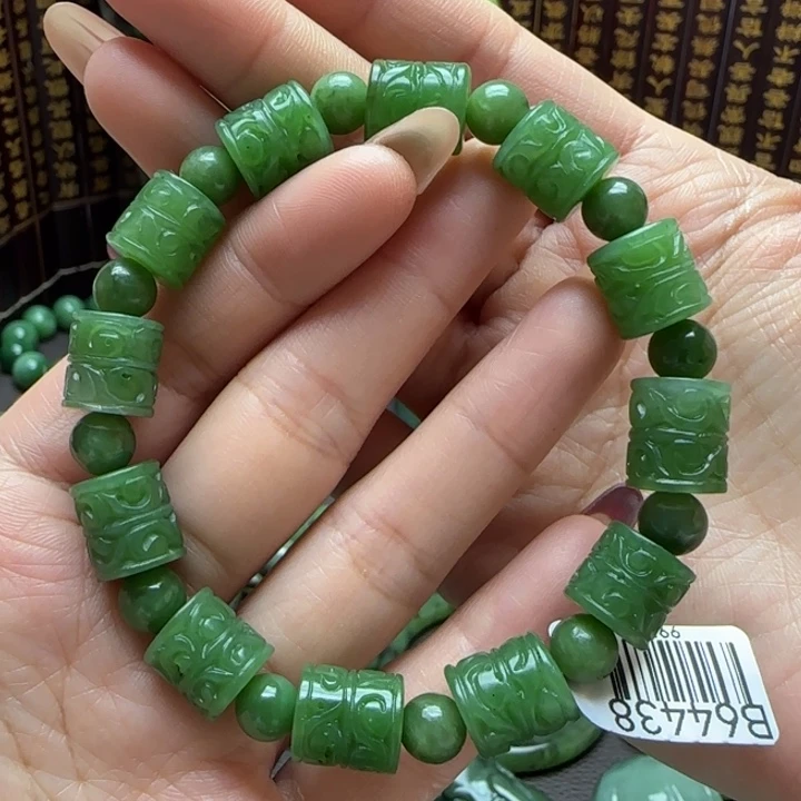 和田玉（碧玉）手串未镶嵌