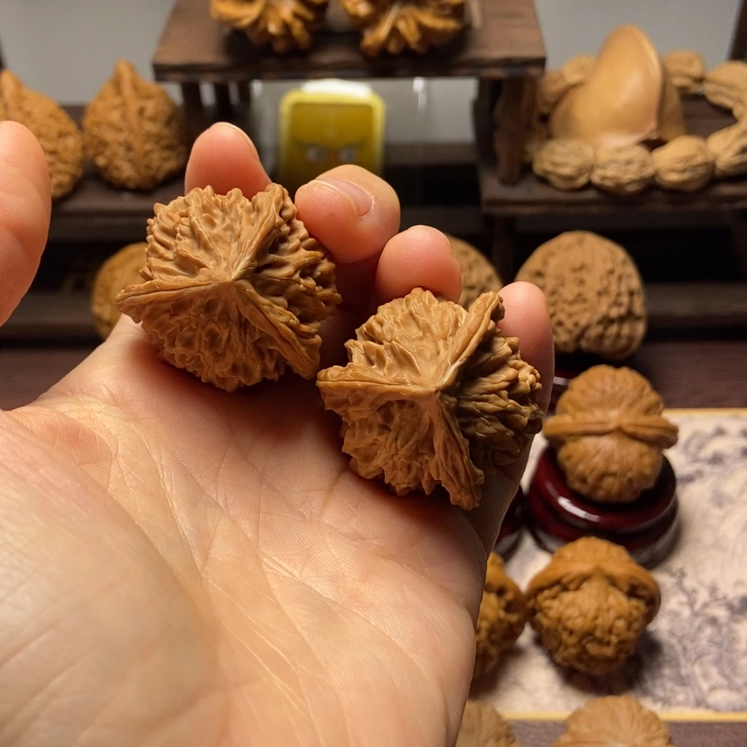 文玩核桃把件全品盘山尺寸37