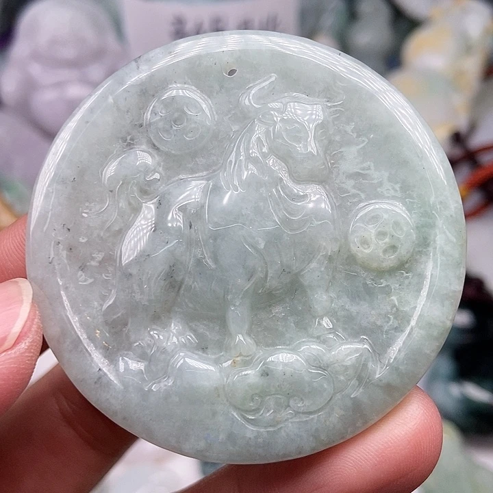 未镶嵌挂件翡翠翡翠