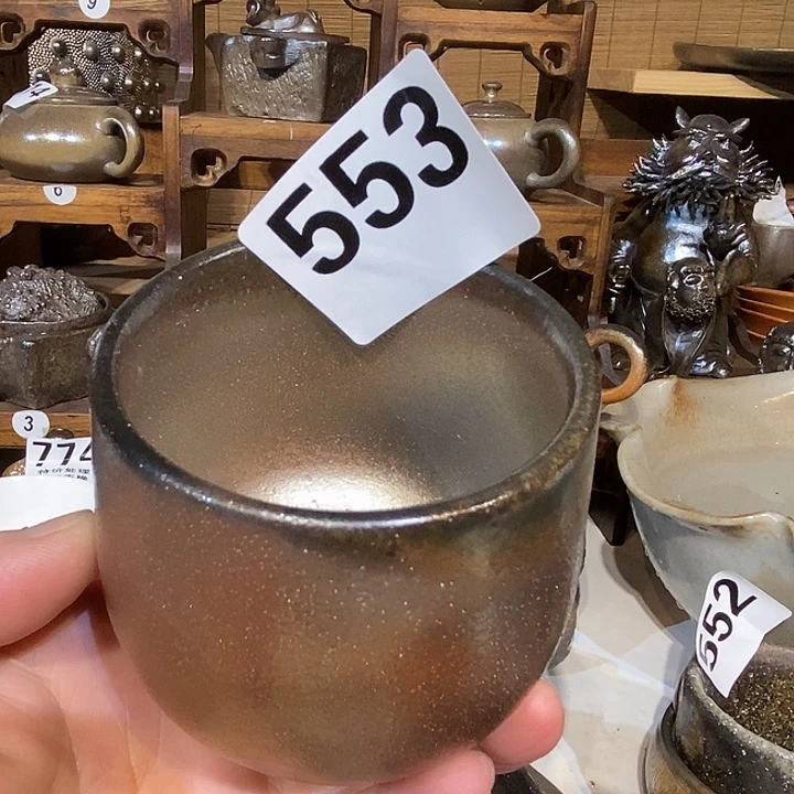 高温柴烧陶泥主人杯