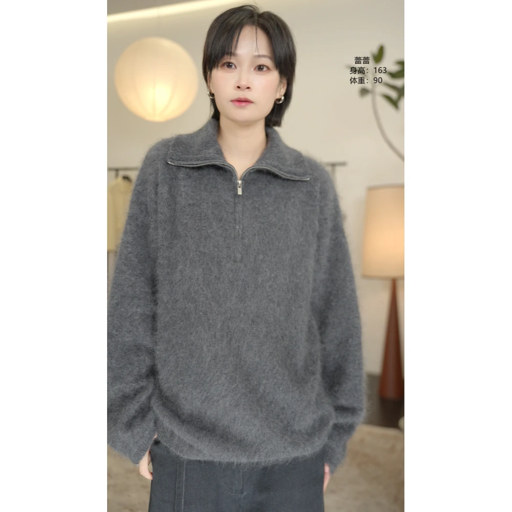 【LEILEI】秋冬女打底100羊毛针织毛衣打底衫A1007