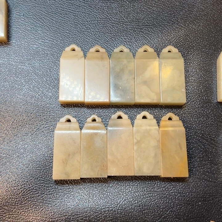 蘭***齋伊犁石印石10个1.0*2.0*5.0