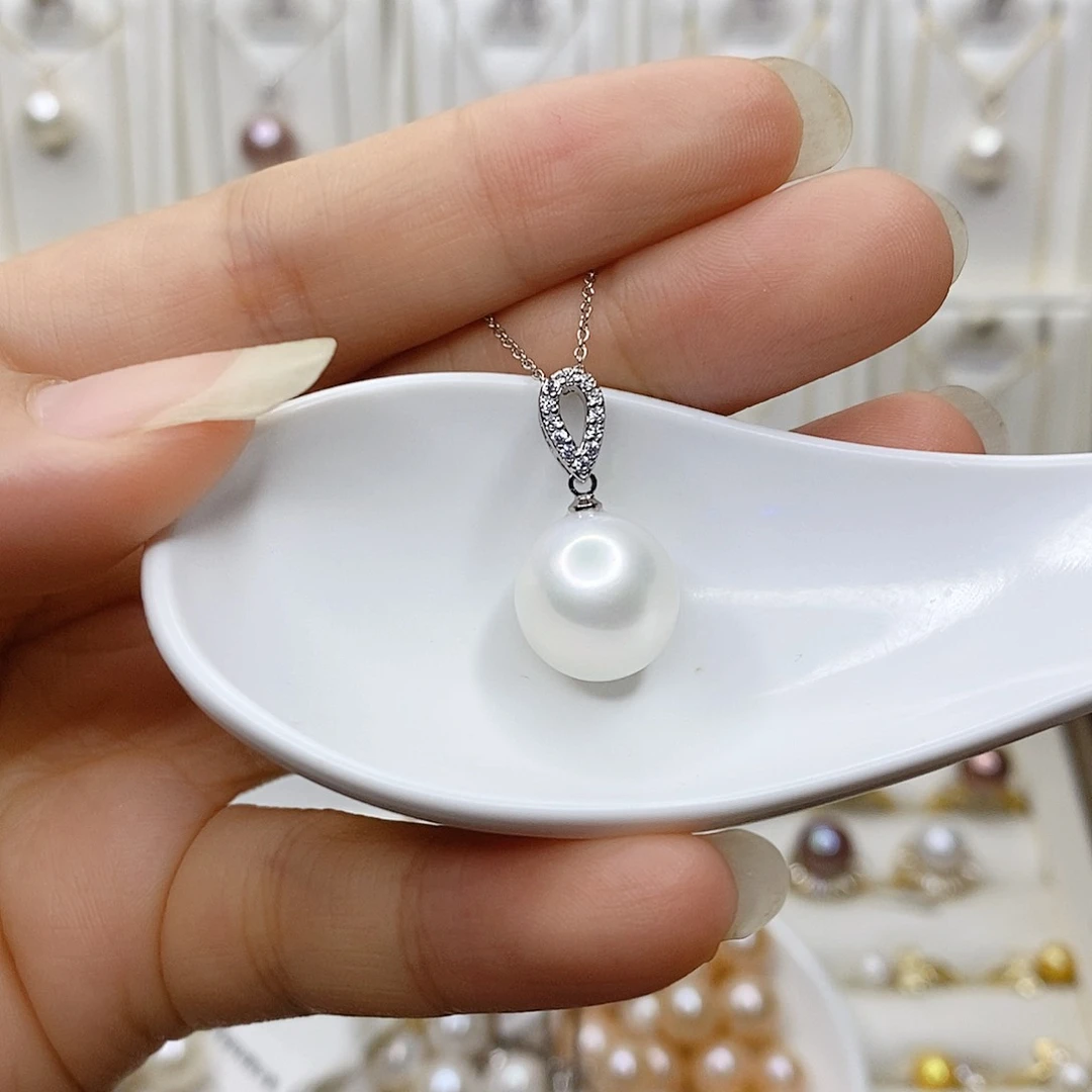 淡水珍珠未镶嵌吊坠(赠链)