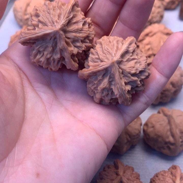 把件文玩核桃盘山三棱38