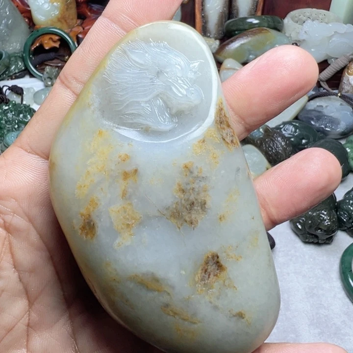 和田玉把件未镶嵌