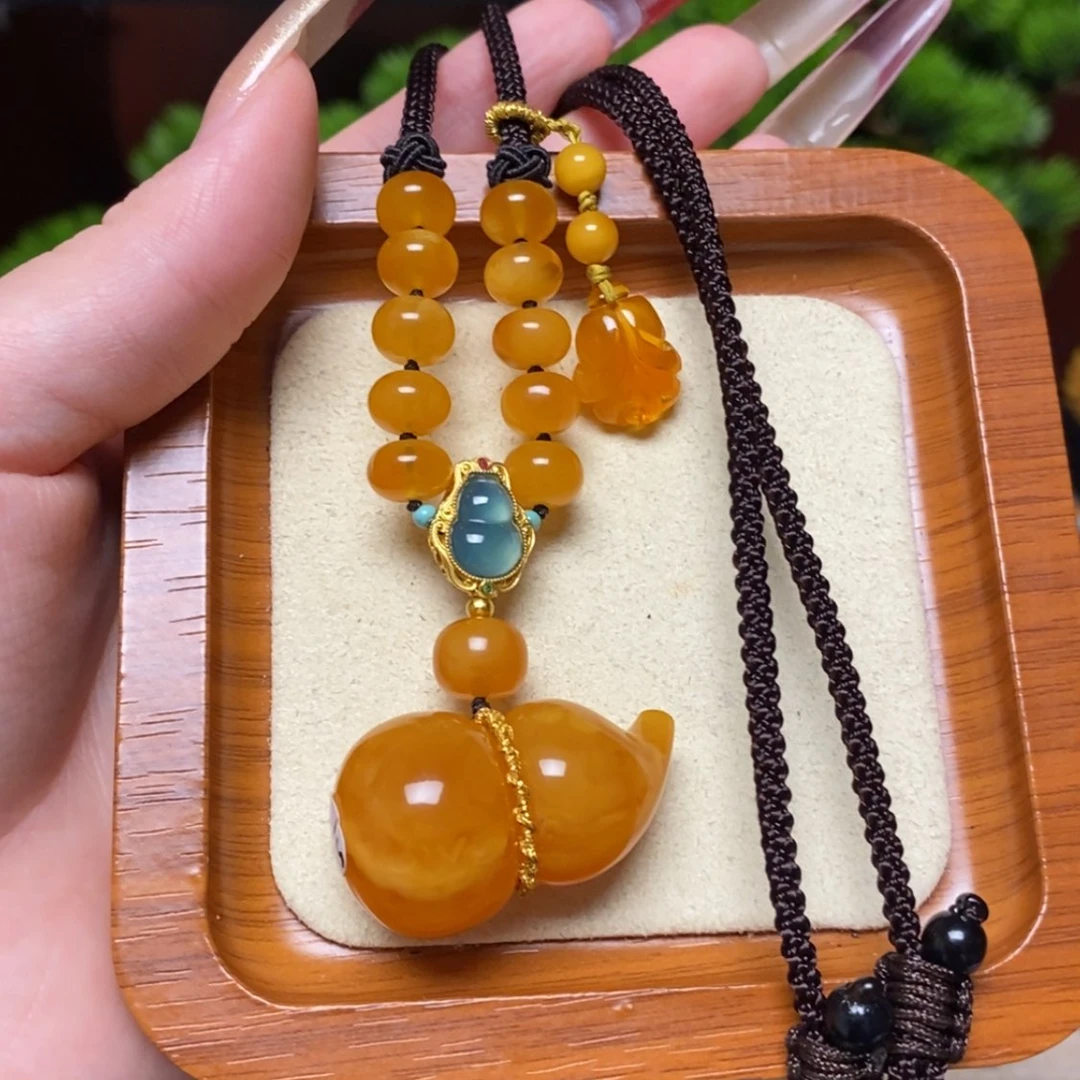 【闪购商品】蜜蜡颈饰未镶嵌项链
