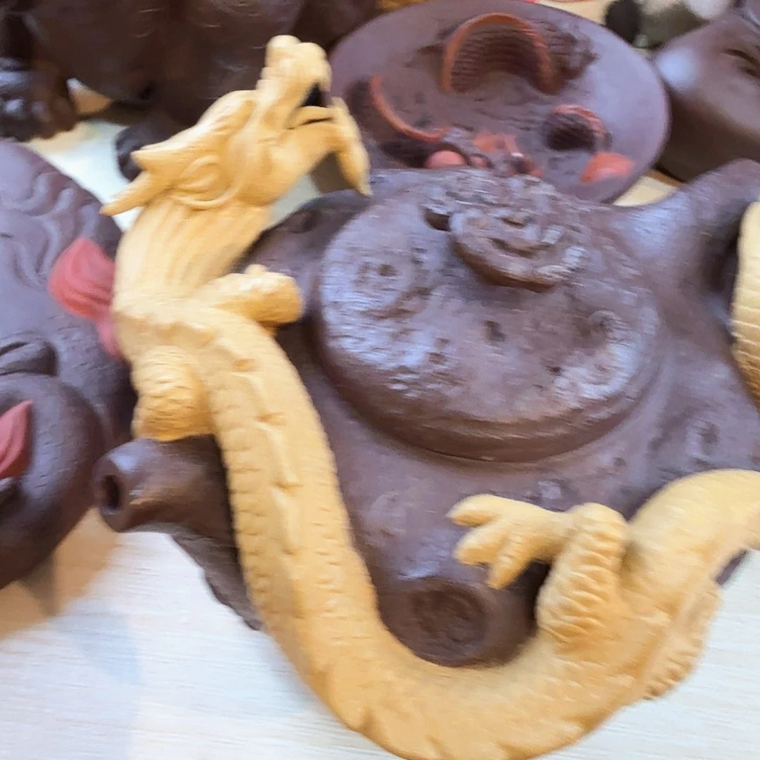 聽***～紫砂茶宠雕塑瑕疵茶宠