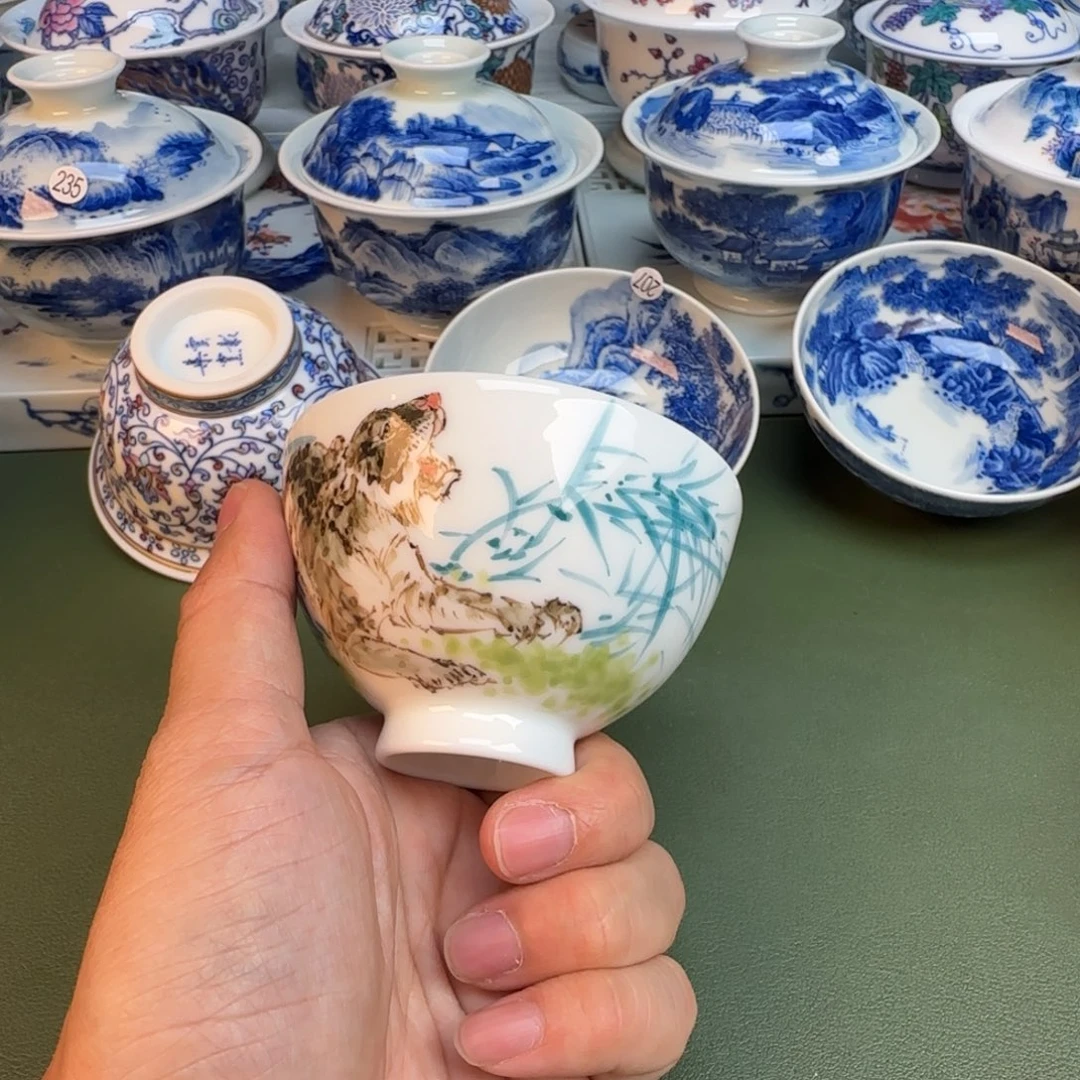 陶纯手工纯手绘茶具257