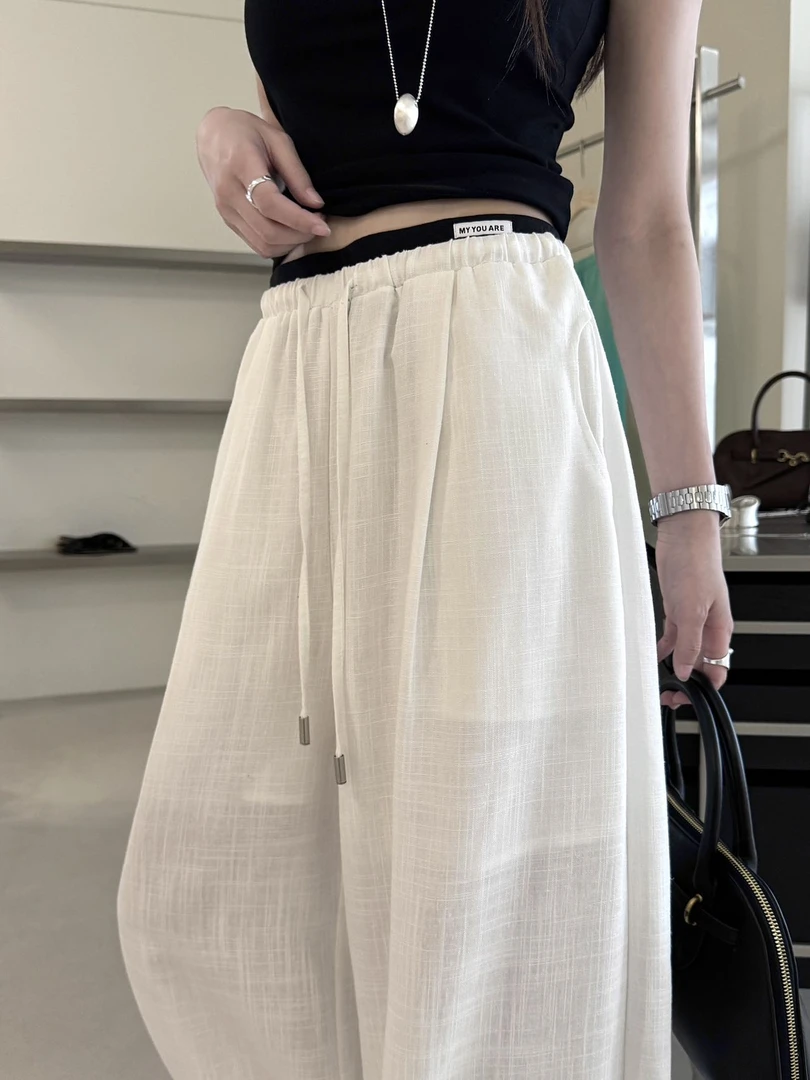 卡麦酱-XDD 休闲茧型阔腿裤 8216