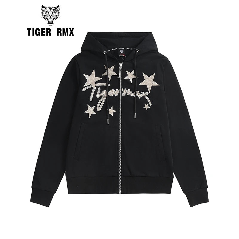 TIGERRMX老虎潮牌重工男女同款星空系列秋冬休闲外套裤子TR88912