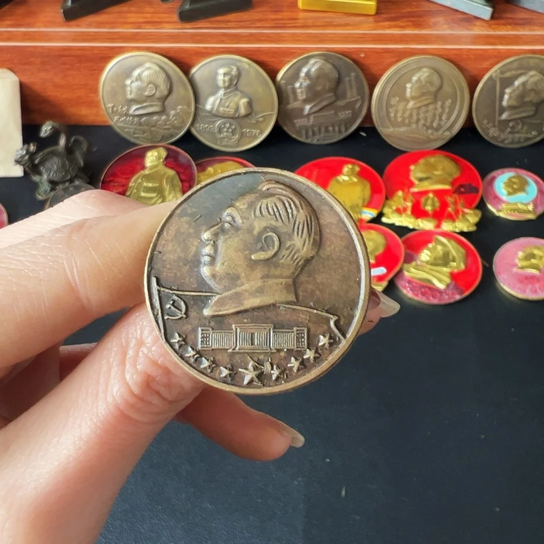 金属黄铜铜章链接