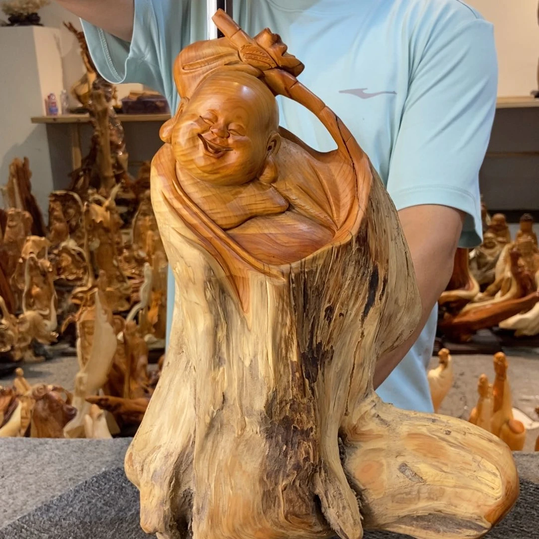 柏木（崖柏）太行崖柏根雕摆件