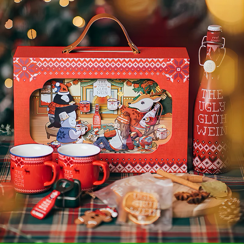 小丑派对热红酒西班牙进口圣诞暖心配制酒微醺晚安酒甜红葡萄酒