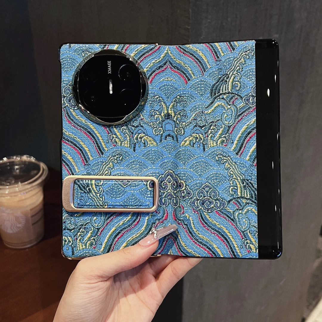 适用华为matex6手机壳新款智能视窗腕带x5典藏版防摔支架x3保护套