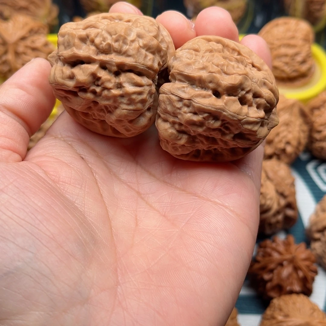 【闪购商品】桃木y*c文玩核桃手把件40蛙