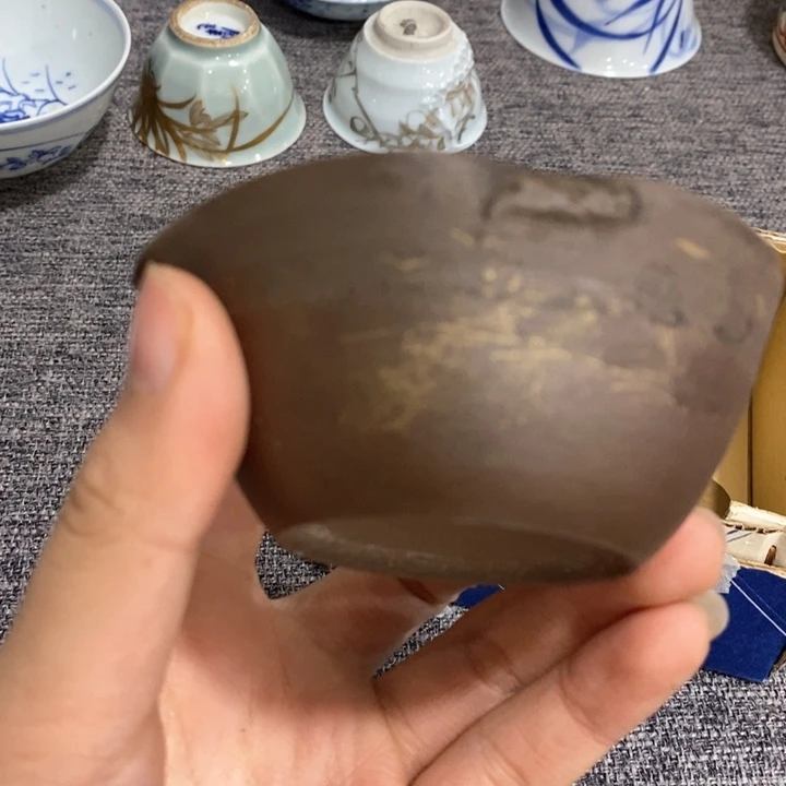 紫砂茶杯非常漂亮好看的碗