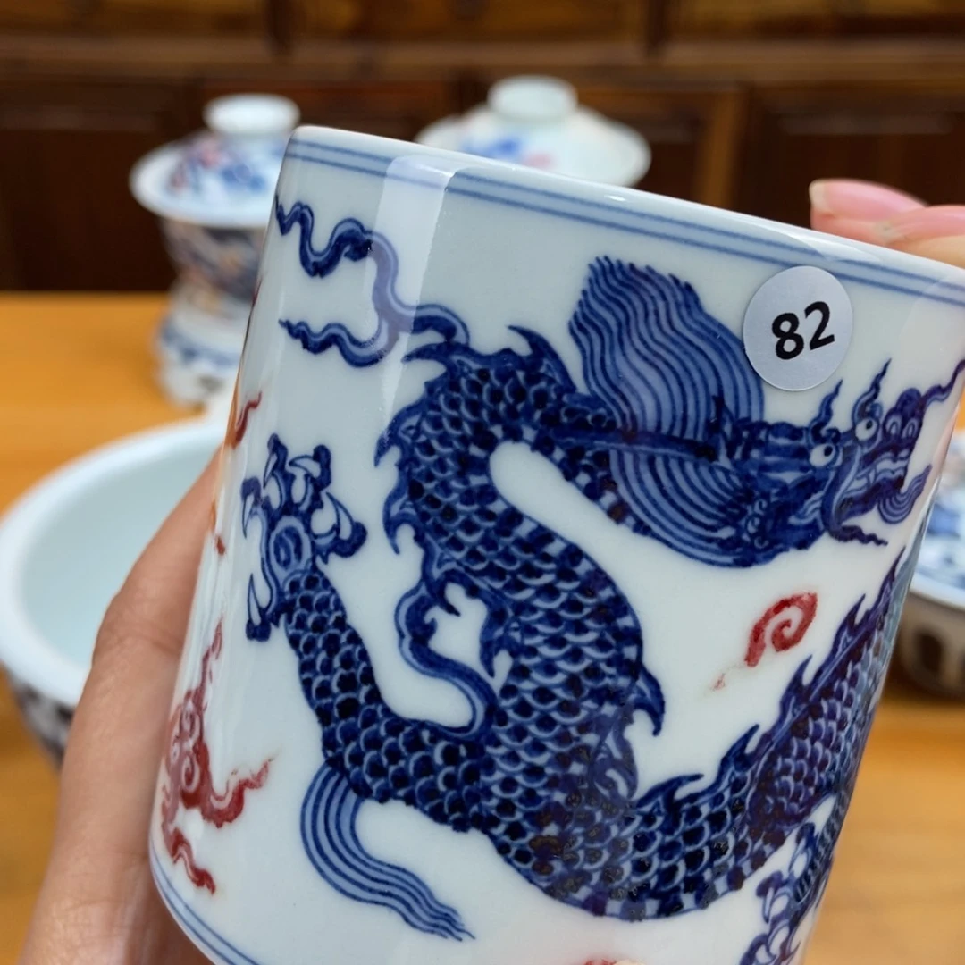 手绘现代茶具非古董