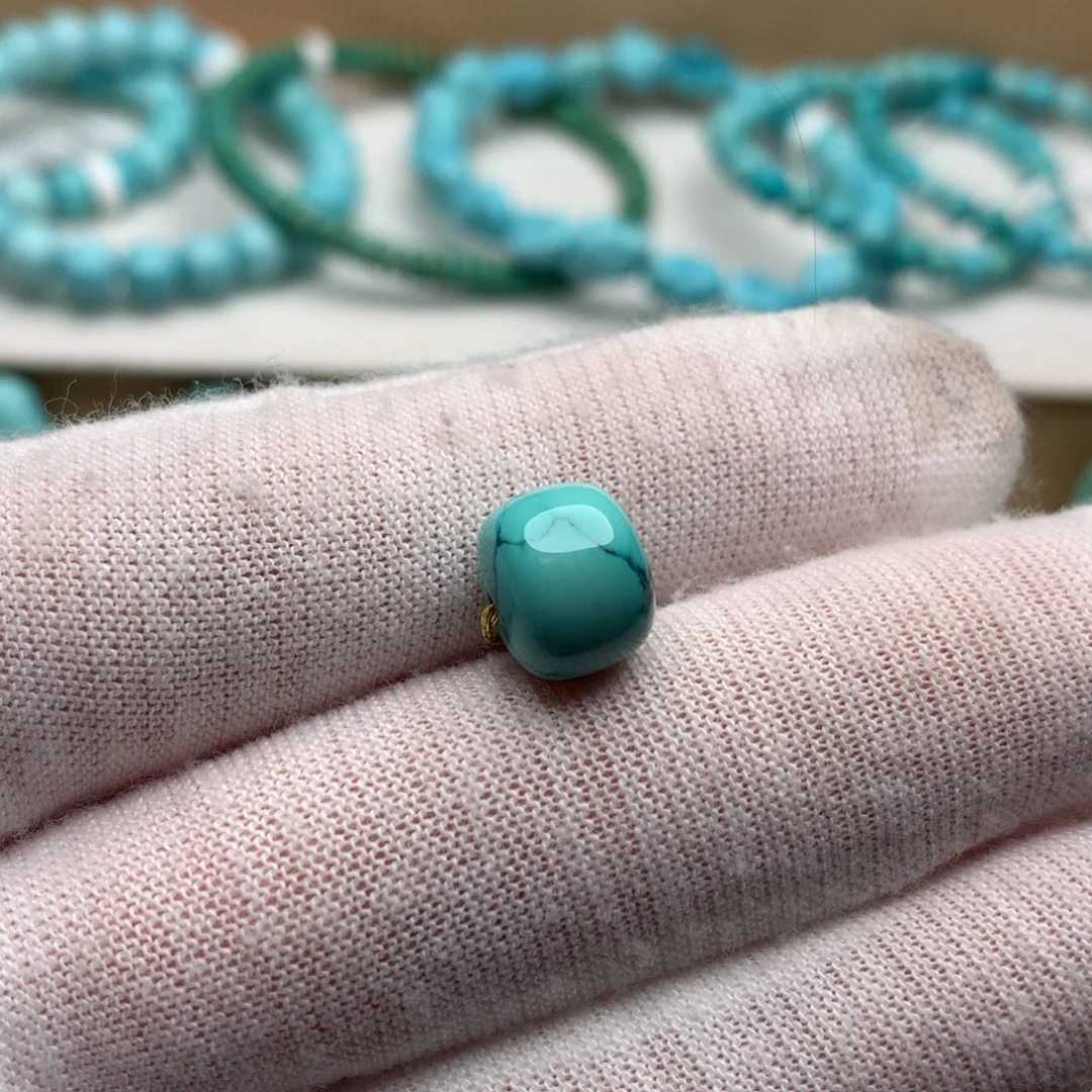 绿松石未镶嵌珠宝奇石10mm
