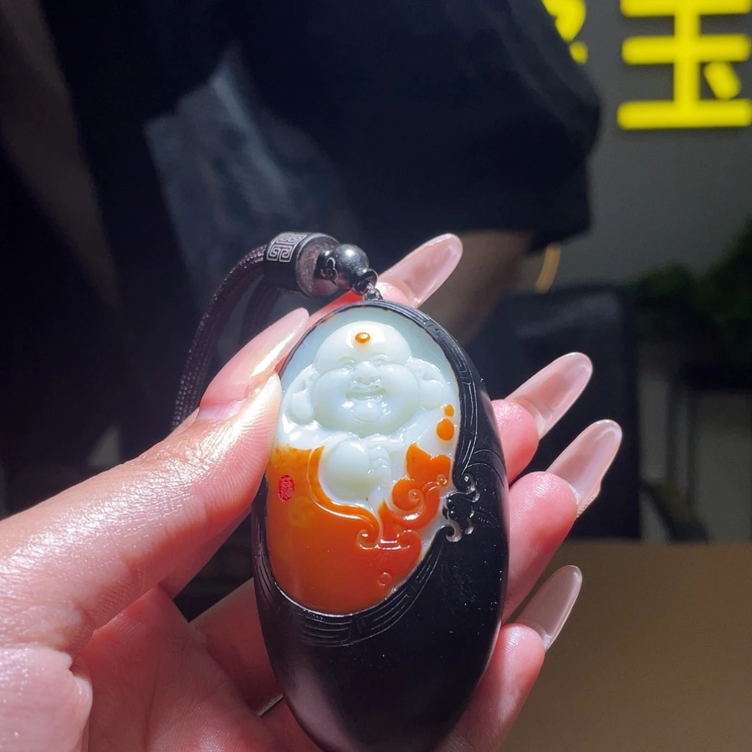 和田玉未镶嵌颈饰D2