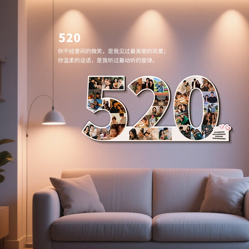 纪念数字相框摆台定制成长记录企业团建纪念生日照数字框