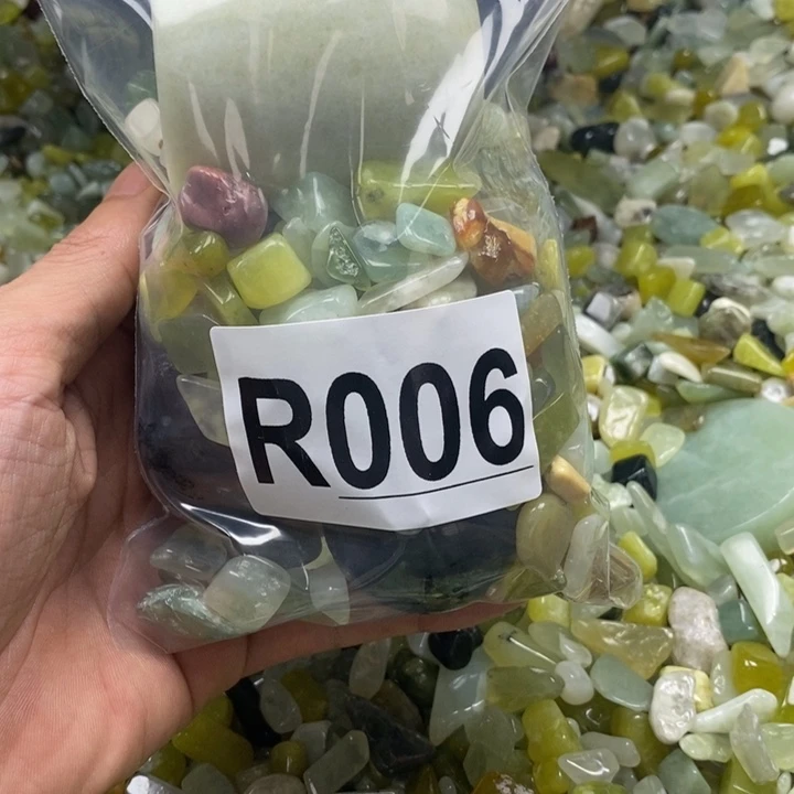 蛇纹石玉未镶嵌鱼缸石