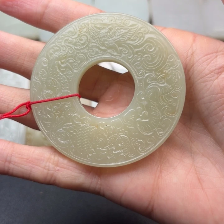 文***—和田玉未镶嵌挂件