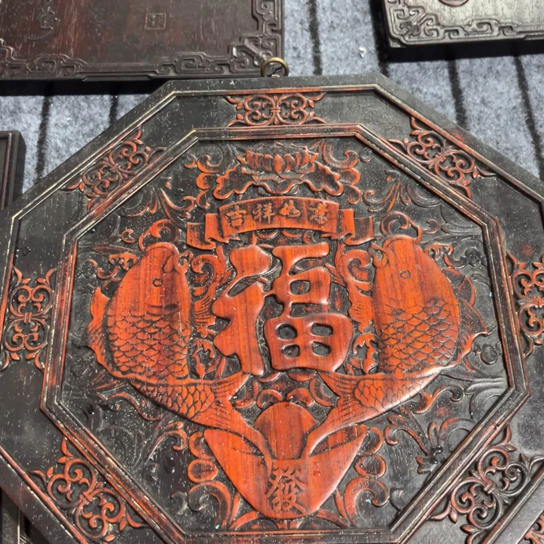 木非洲紫檀木雕牌匾挂匾