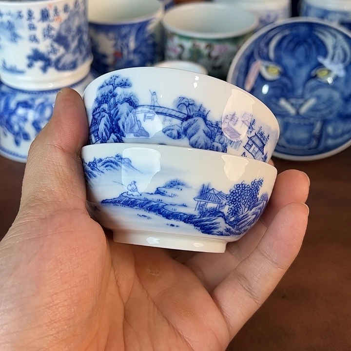 瓷片景德镇全手工手绘陶瓷