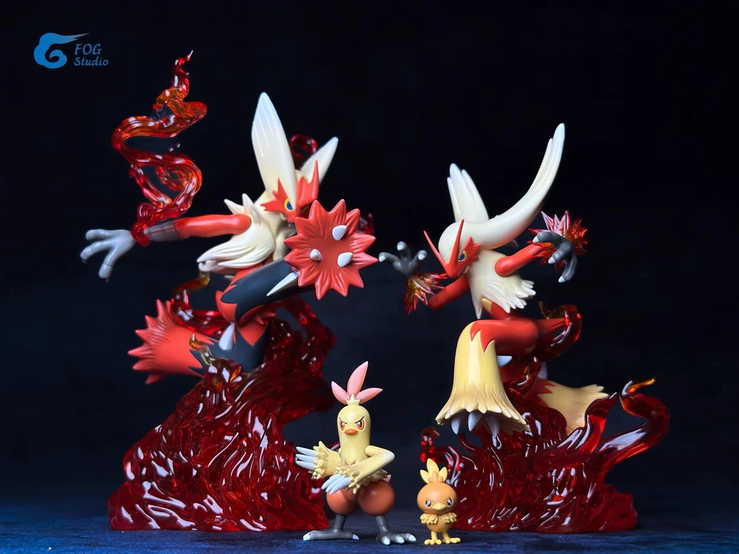 《原膜树脂手办》FOG工作室 火焰鸡进化组 1/20 比例
