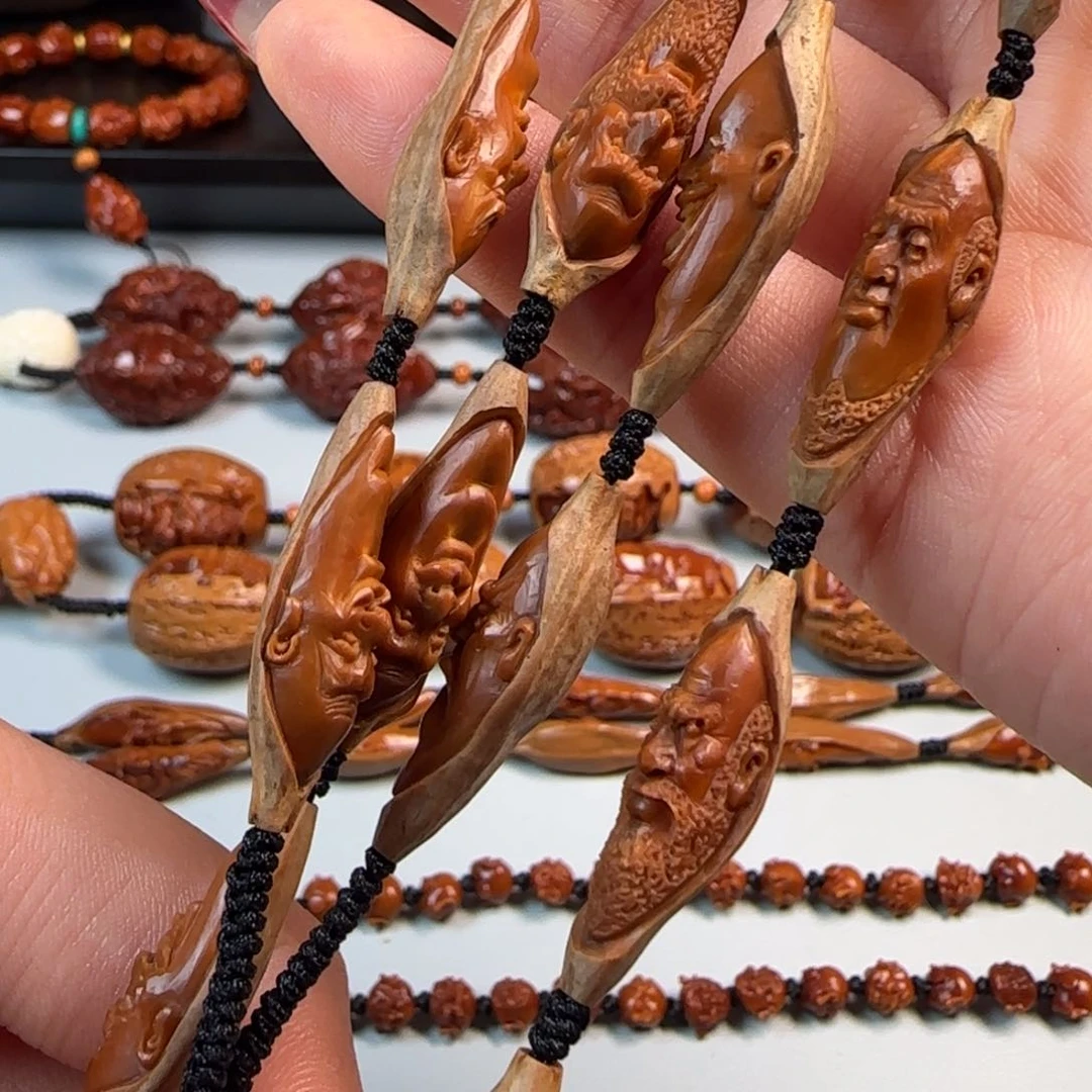 橄榄核手串/手链尺寸0.8水晶核十八罗汉脖挂