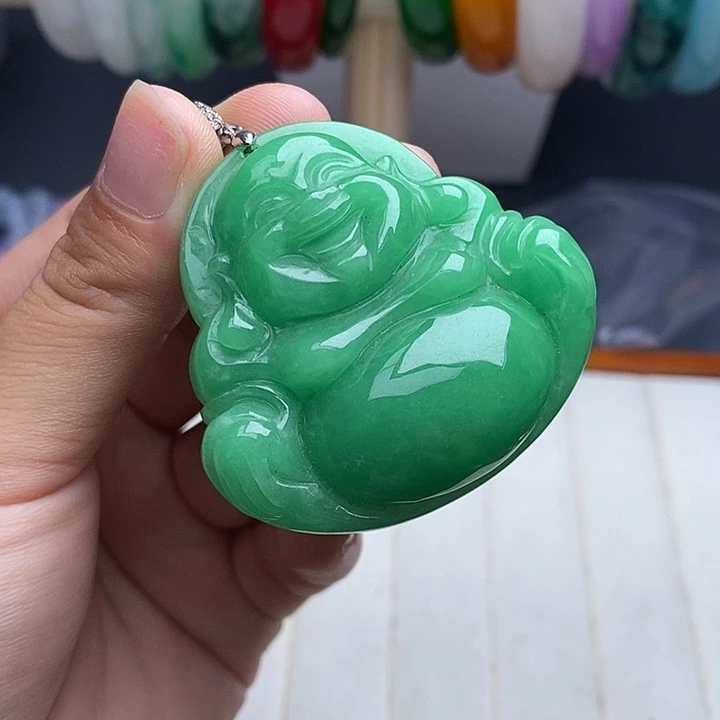 翡翠未镶嵌颈饰138