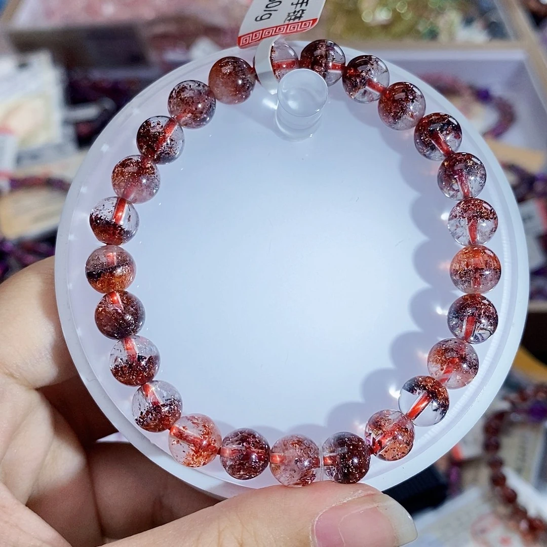 未镶嵌手链水晶N189卡八金草莓