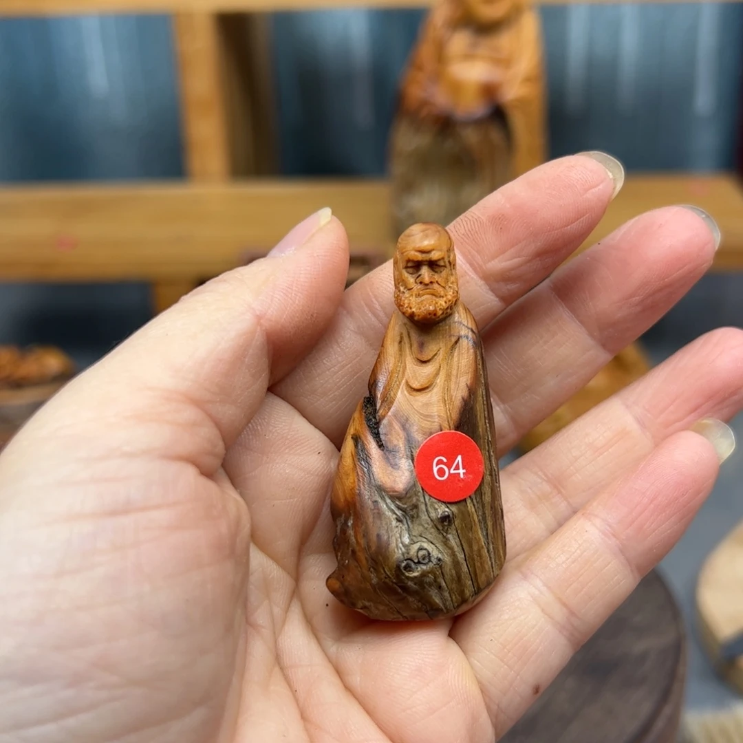 行***水木崖柏木摆件手把件
