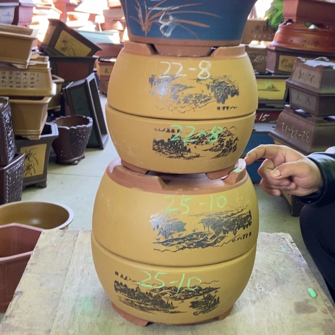 花盆段泥紫砂紫砂
