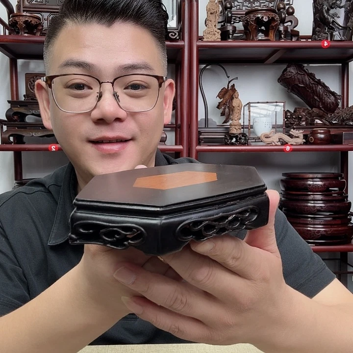 紫光檀工艺品底座