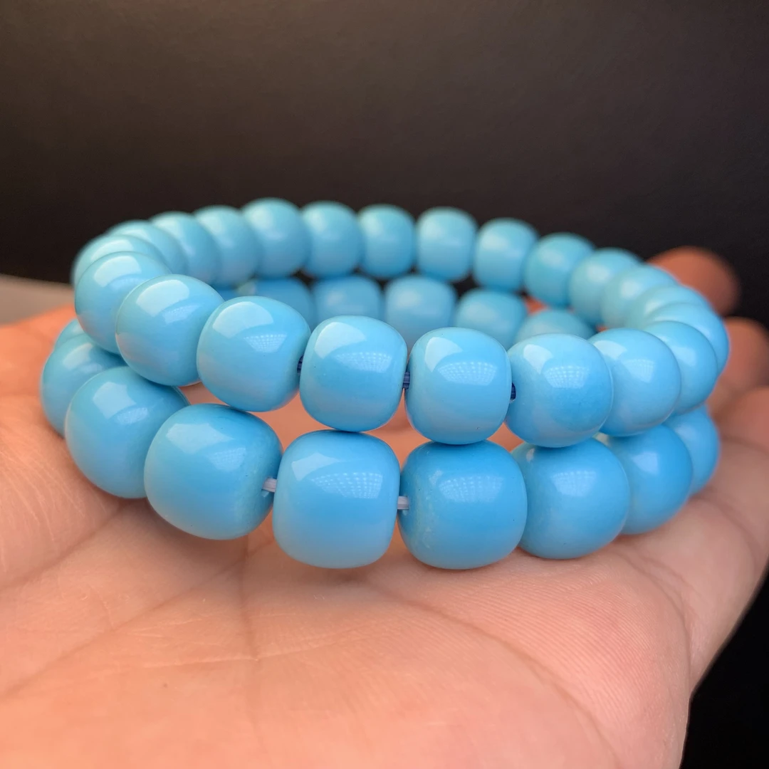 【松松甄选】湖北原矿原石纯手工打磨高瓷时尚百搭DIY手串①