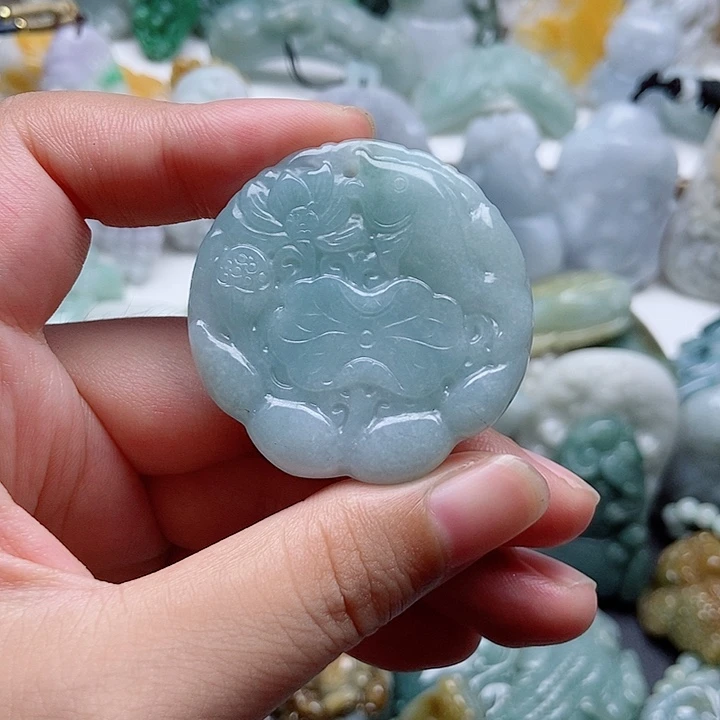 吊坠(不含链)未镶嵌翡翠1