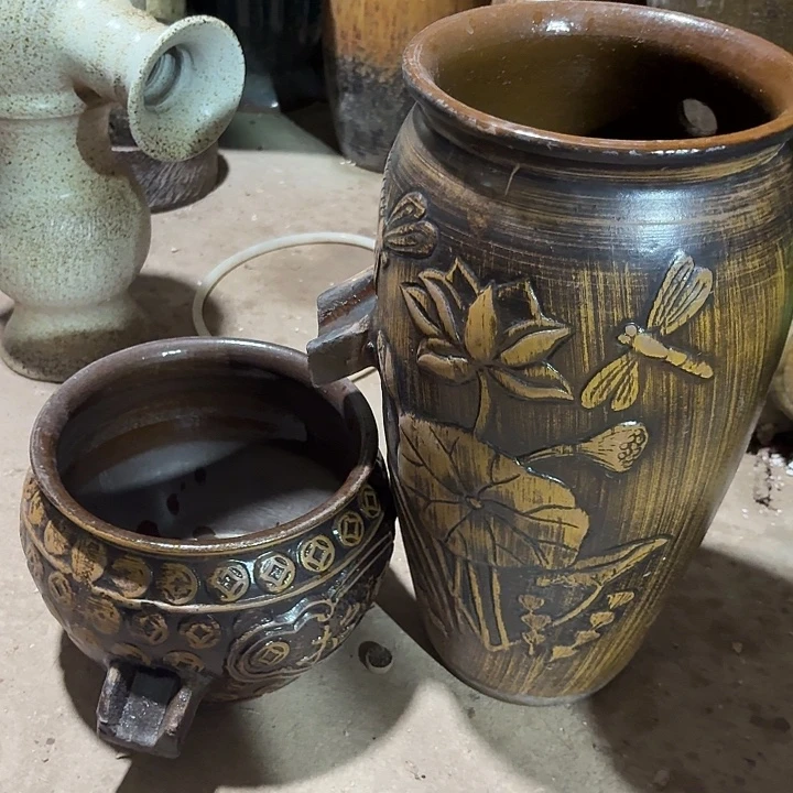 粗陶口径19/39，20/16进水口2.5厘米