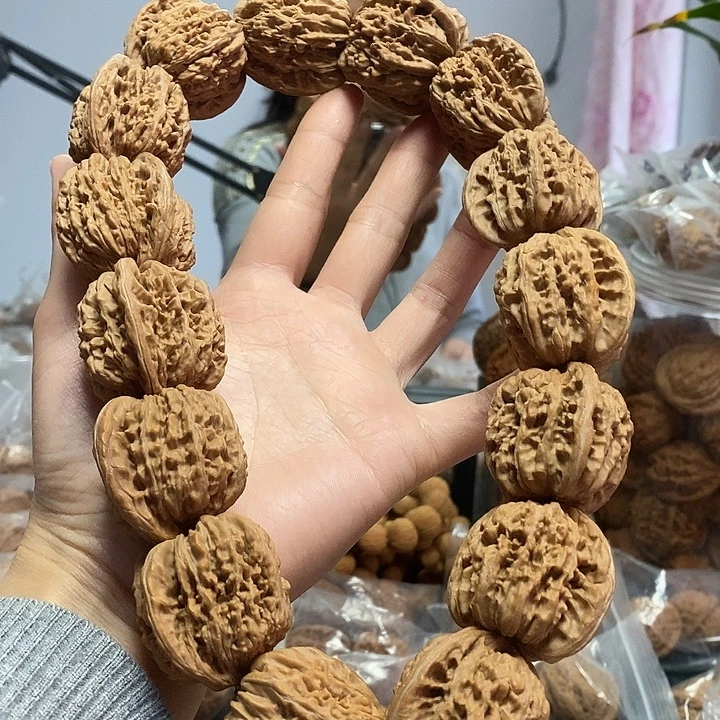 把件文玩核桃37四座楼手持